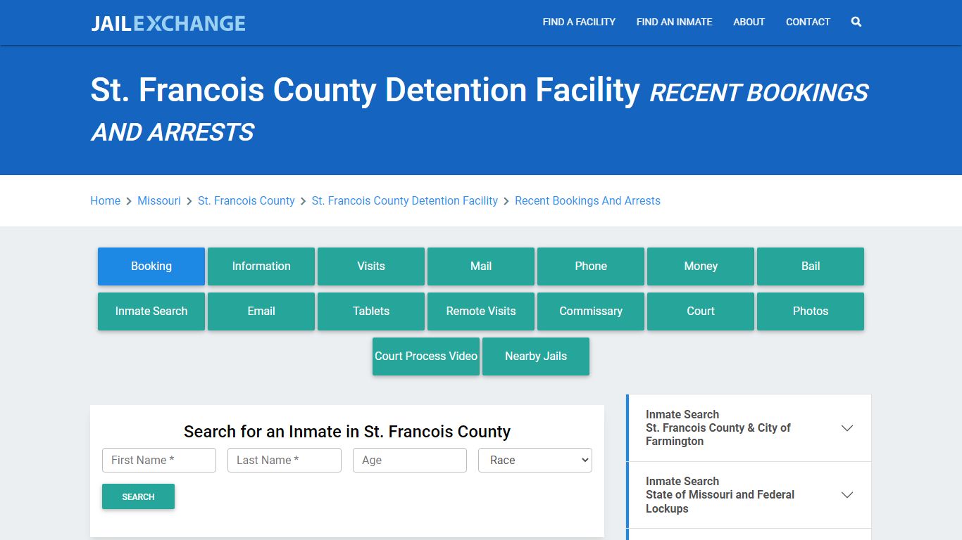 St. Francois County Detention Facility - Jail Exchange