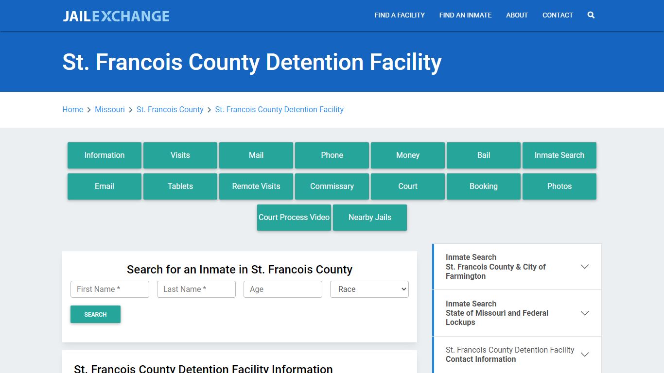 St. Francois County Detention Facility - Jail Exchange