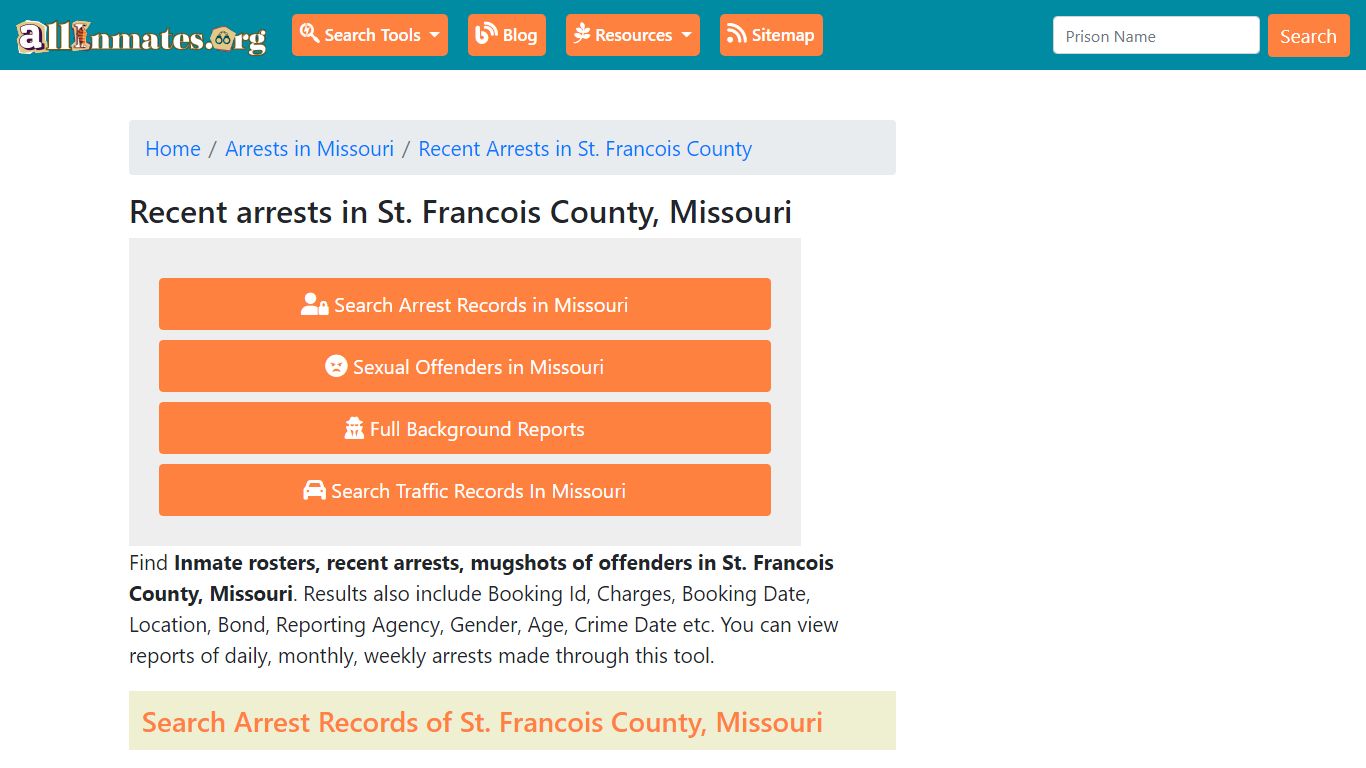 Recent arrests in St. Francois County, Missouri | Mugshots, Rosters ...